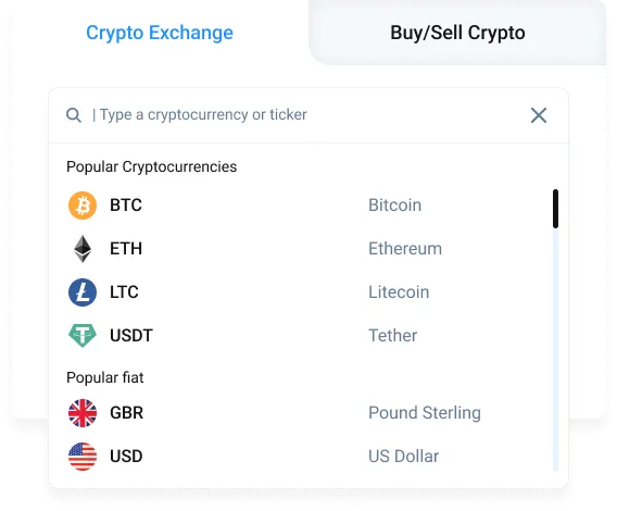 exchange, buy, sell